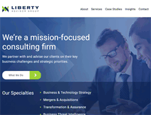 Tablet Screenshot of libertyadvisorgroup.com